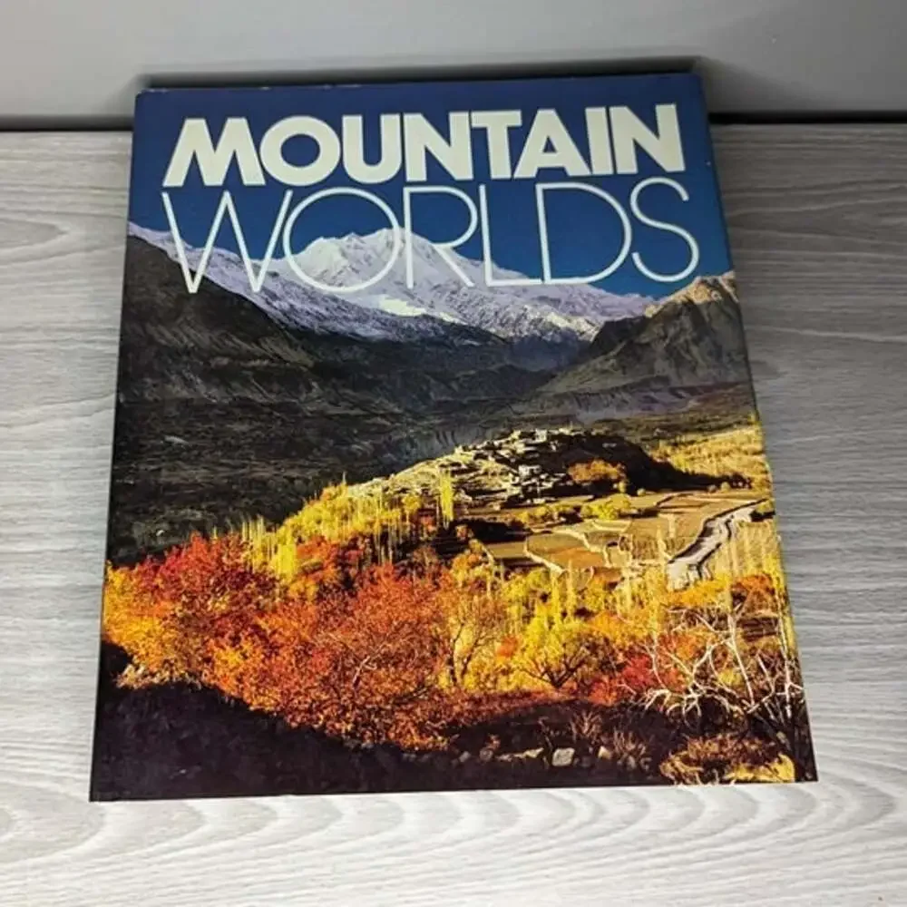 Vintage Mountain Worlds National Geographic 1988 Hardcover Book